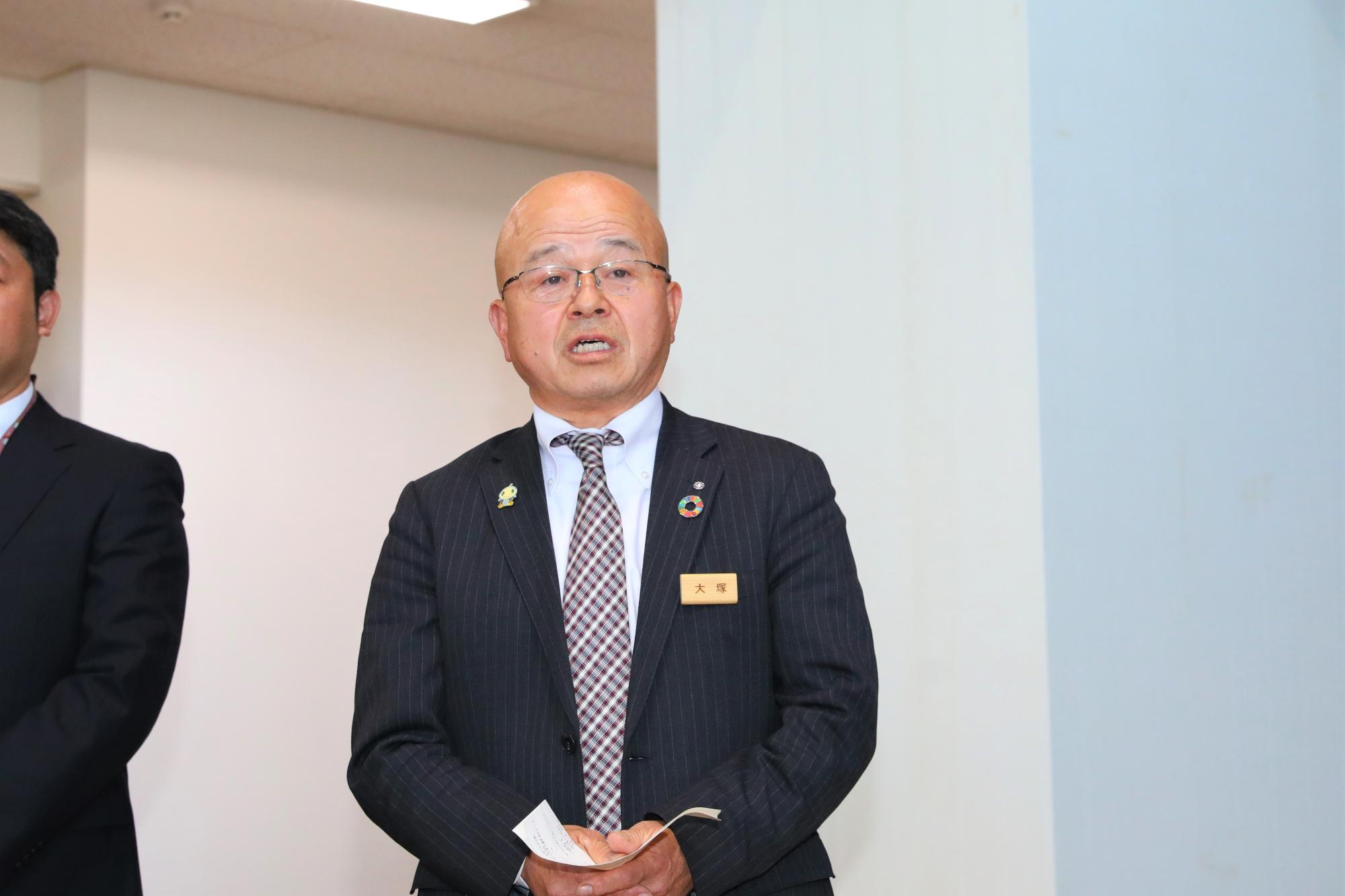 災害派遣職員激励式