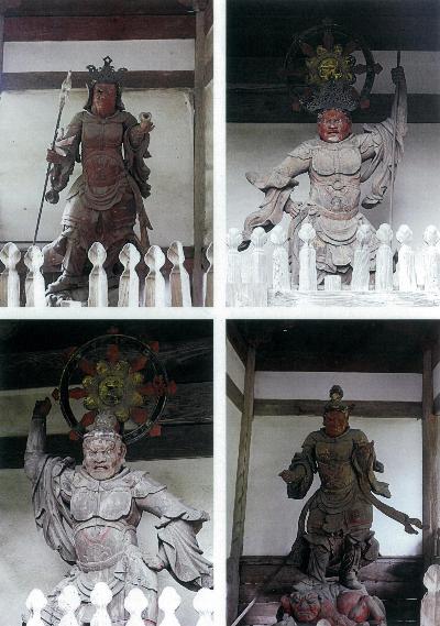 慶徳寺四天王像の写真