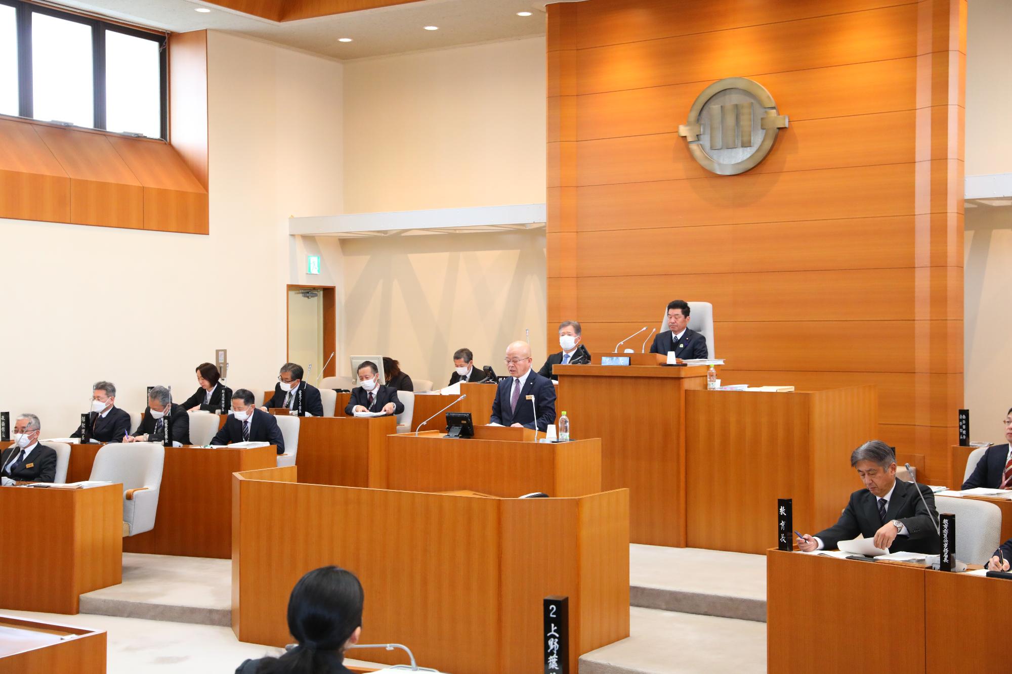 議場のようす