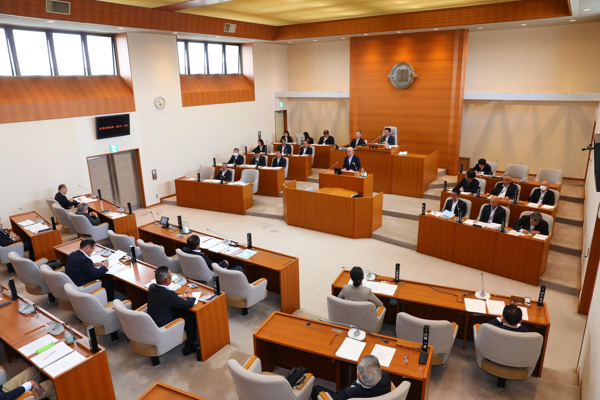 議会のようす