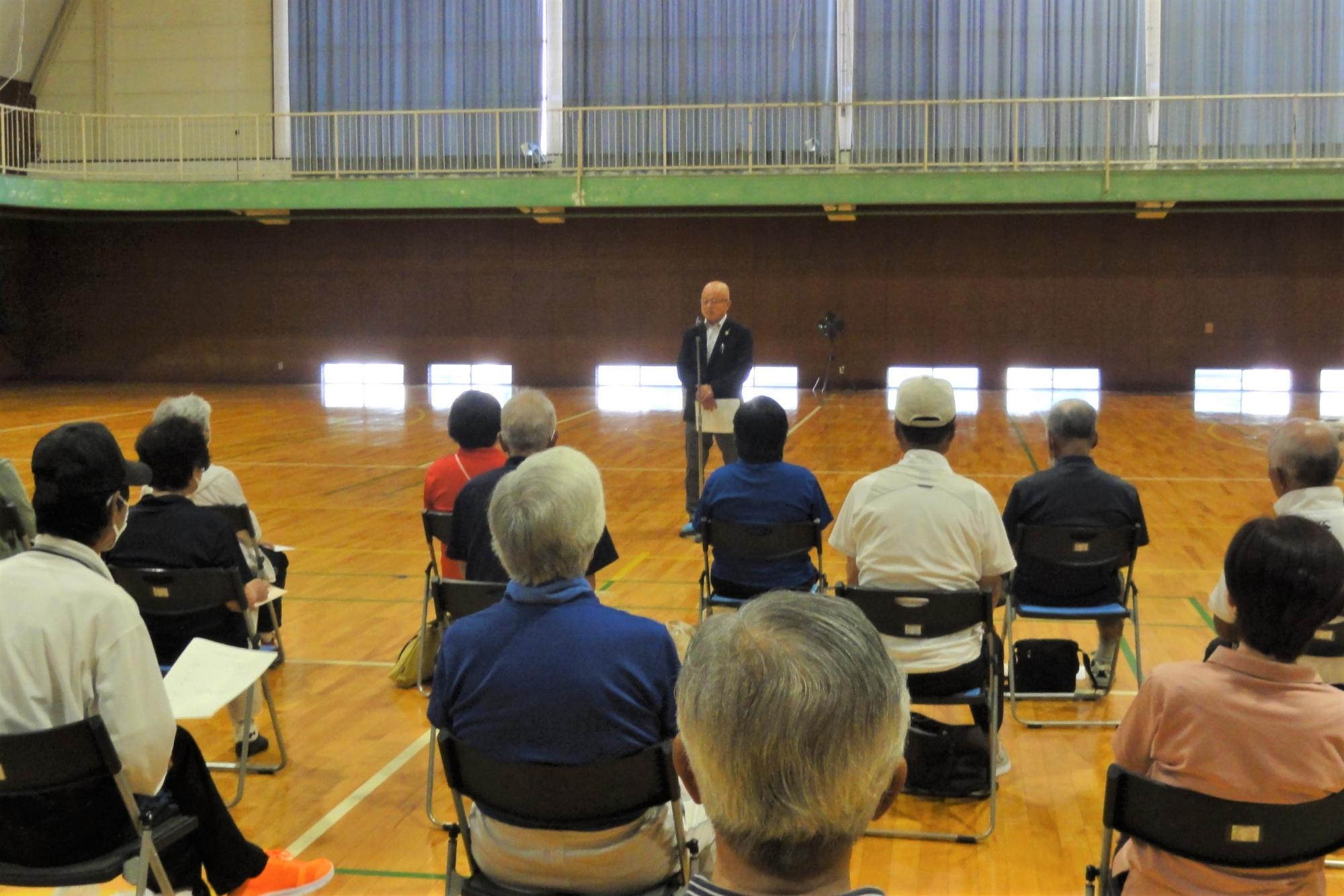 健康づくり推進委員挨拶・委嘱状交付