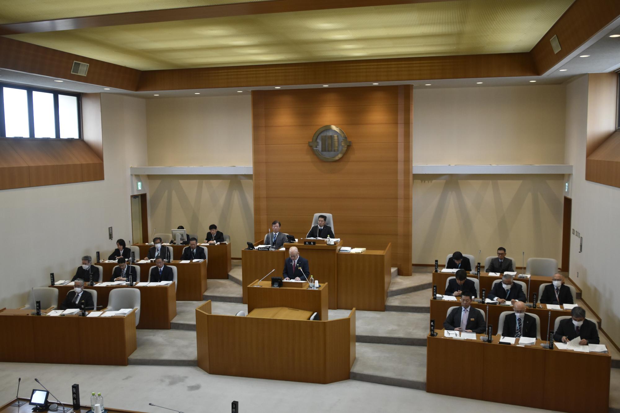 議場のようす