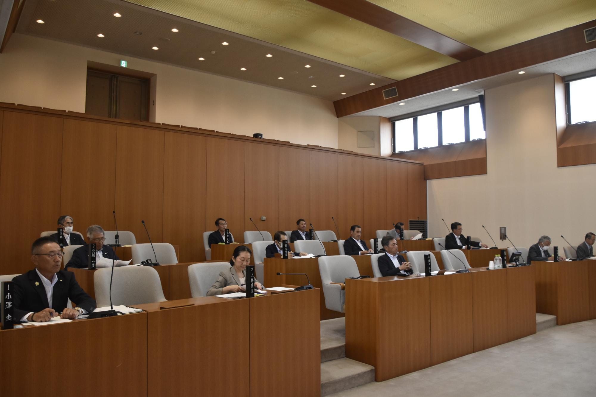 議場のようす